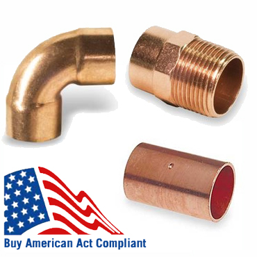 WROT COPPER PRESSURE FITTINGS