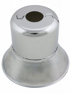 Escutcheon Replacement 2PC Steel Split Cup W/Standard Skt CP 1/2"IP