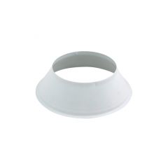 Escutcheon Skirt f/ 402 Aluminum White