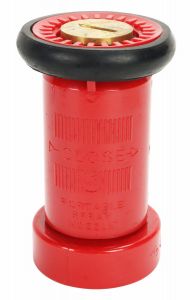 Fire Hose Nozzle 1.5" Red Lexan NST FM