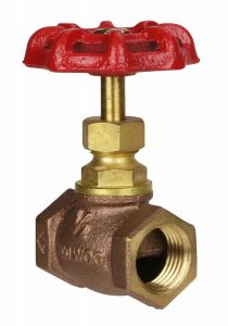 Globe Valve  1/2" NPT thread 200# w/Rubber Seat