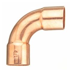 Copper Fitting 1-1/4" CxC (Long Turn)90 Elbow (=Nibco 607LT)