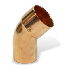 Copper Fitting 1/2" FTGxC(Street) 45 Elbow (=Nibco 606-2)