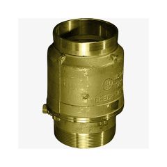 Check Valve 4"(M)NPT x 4" Grooved BR UL/FM (4/45#)