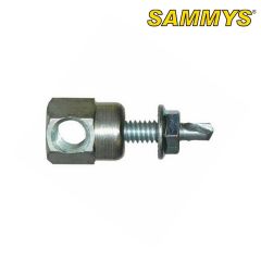 SAMMY STEEL SWDR-516 STEEL SIDEMOUNT 516-18 SHANK X 1-1/4" LENGTH WITH #3 NUT FOR 3/8" THREADED ROD