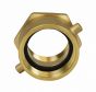 FDC Single 2-1/2"NPT x 2-1/2" Swivel NST Brass(open snoot)