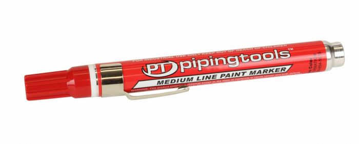 Pipe Paint Marker (Red) Fiber Point (ORM-D)