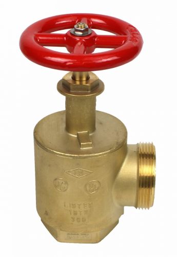 Fire Hose Angle Valve 2-1/2" F (NPT) x M (NST)