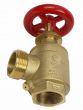 Fire Hose Angle Valve 1-1/2" F (NPT) x M (NST) UL,FM