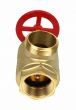 Fire Hose Angle Valve 2-1/2" F (NPT) x M (NST)