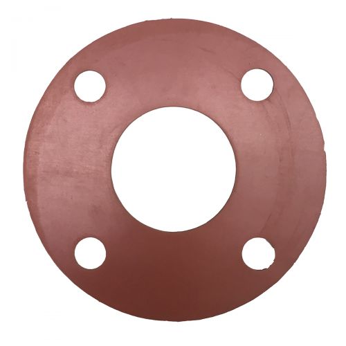 Gasket Pipe Flange Red Rubber Full Face  150# 3" x 1/8"