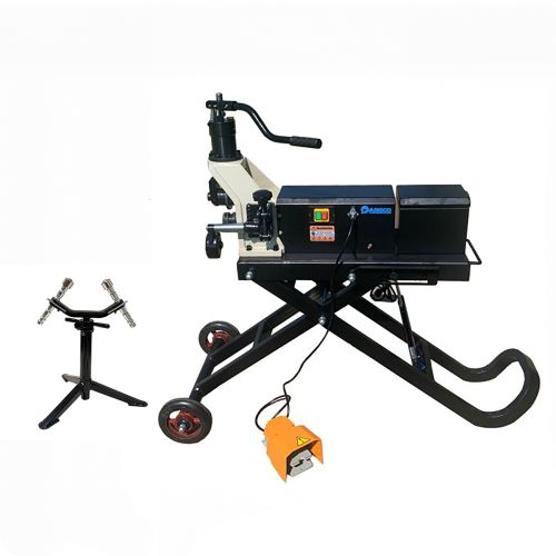 ARGCO RGEH-840A Electric Hydraulic Roll groove machine with Roller Trolley