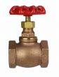 Globe Valve 1" NPT thread 200# w/Rubber Seat