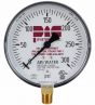 Fire Sprinkler Gauge Personalized 300# AIR/WATER Plastic Back <UL/FM>