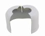 Escutcheon Replacement 2pc Alum WH 401R Split w/ Skirt 1/2"