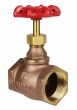 Globe Valve 1-1/4" NPT thread 200# w/Rubber Seat