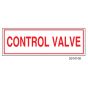 Sign Alum  6x2 Control Valve (100/1000/22#)