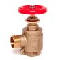 Fire Hose Angle Valve 1-1/2" F (NPT) x M (NST) UL,FM