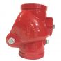 Fire Protection Grooved Check Valve 8" Ductile Iron Red