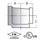 PIPE FITTING Cast Iron Reducing Tee 2"x1"x2" (8/16/51#)