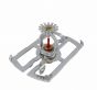 Fire Sprinkler Headguard 2PC Univ Chrome 1/2" IPS