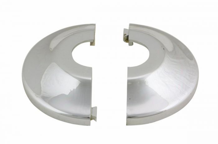 Escutcheon Replacement 1PC Plastic CP Split 5/8" X 1/2" IPS